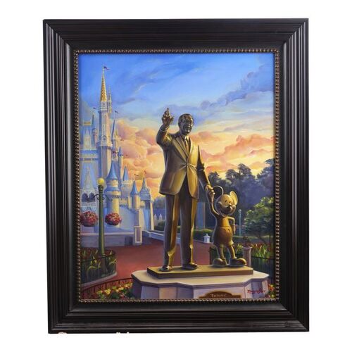 754. Framed Hand-Painted Maggie Parr "Partners at Magic Hour" Painting ### DISNEYLAND PARK