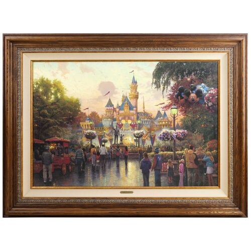 755. Framed Thomas Kinkade "Disneyland 50th Anniversary" Giclee Painting ### DISNEYLAND PARK