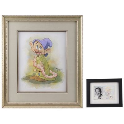 759. Framed Hand-Painted Toby Bluth "Aloha Dopey" Painting with Artist Card ### SNOW WHITE AND THE SEVEN DWARFS (1937)