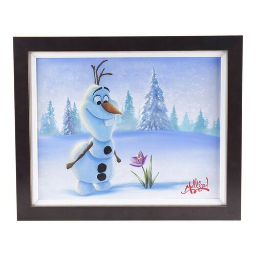 761. William Plumb Collection: Framed Hand-Painted James C. Mulligan-Autographed "Snowman in Spring" Painting ### FROZEN (2013)