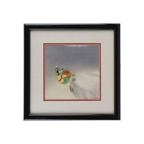 764. Hand-Painted and Hand-Inked Animation Cel with Courvoisier Background ### WALT DISNEY'S GOOFY: THE ART OF SKIING (1941)