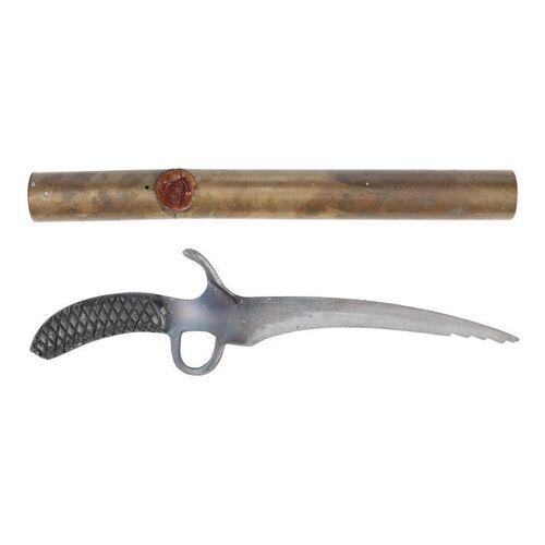 776. Duke Leto Atreides' (Jurgen Prochnow) Message Cylinder with Sardaukar General's Stunt Knife ### DUNE (1984)