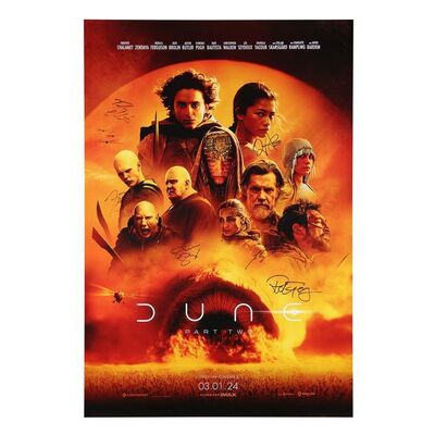 777. Cast Autographed Poster ### DUNE: PART TWO (2024)