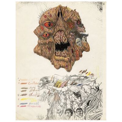 802. Doug Beswick Collection: Hand-Illustrated Demon Concept Artwork Print ### EVIL DEAD II (1987)