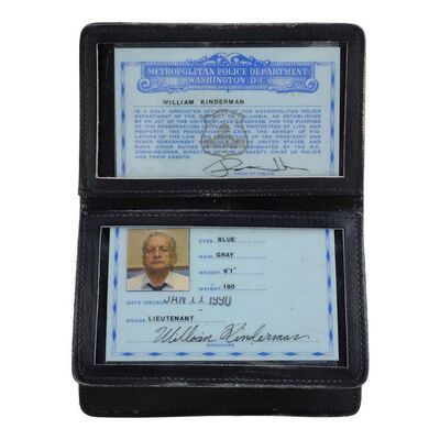 805. Lt. William F. Kinderman's (George C. Scott) Metropolitan Police Badge and ID ### THE EXORCIST III (1990)