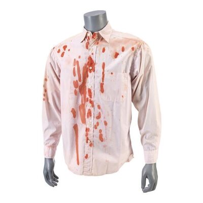 822. The Narrator's (Edward Norton) Bloodied Dress Shirt ### FIGHT CLUB (1999)