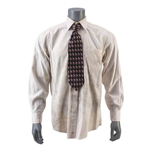 823. The Narrator's (Edward Norton) Distressed Dress Shirt and Tie ### FIGHT CLUB (1999)