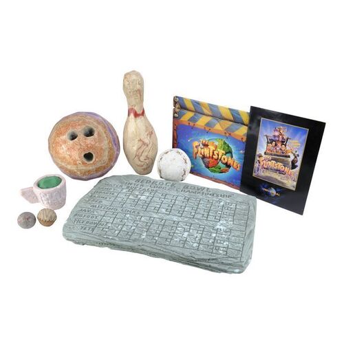 841. Program, Pop-Up Book, Balls, Score Tablet, Bowling Ball and Pin, and Slate and Co. Coffee Cup ### THE FLINTSTONES (1994)