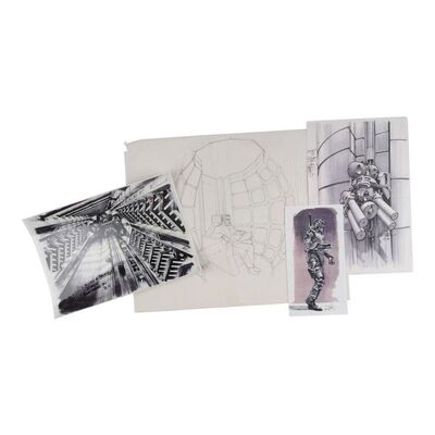 853. Hand-Drawn Simon Murton Concept Artwork with Hand-Illustrated and Annotated Concept Artwork Prints ### FORTRESS (1992)