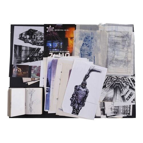 854. Set of Hand-Drawn Sketches, Concept Art Prints, and Sketchbook ### FORTRESS (1992)