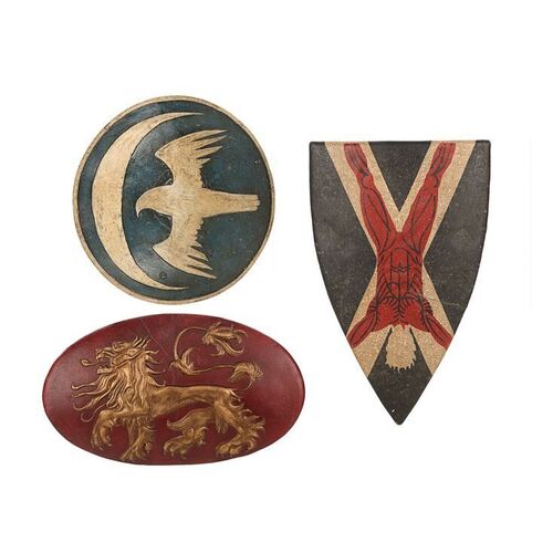 869. Bolton Shield, Lannister Shield, Arryn Shield ### GAME OF THRONES (T.V. SERIES, 2011-2019)