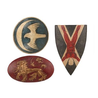 869. Bolton Shield, Lannister Shield, Arryn Shield ### GAME OF THRONES (T.V. SERIES, 2011-2019)