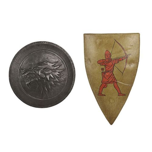 870. Stark Production-Used Dressing Shield, Tarly Shield ### GAME OF THRONES (T.V. SERIES, 2011-2019)