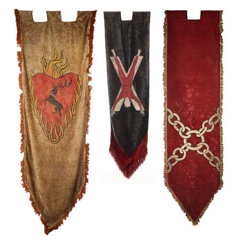 871. Baratheon, Bolton, and Umber House Banners ### GAME OF THRONES (T.V. SERIES, 2011-2019)