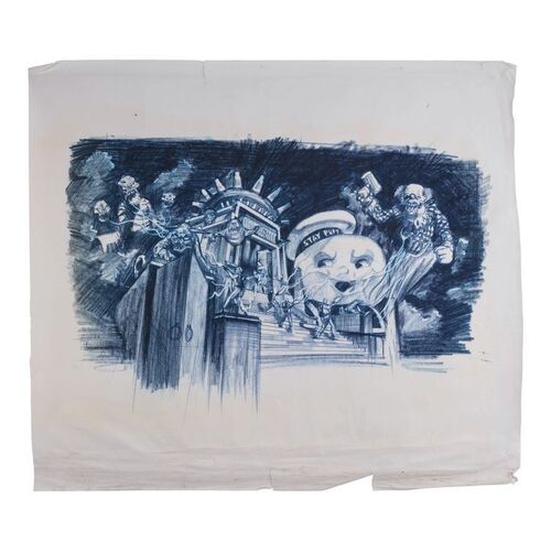 888. Printed Simon Murton Concept Illustration Blueline ### GHOSTBUSTERS SPOOKTACULAR