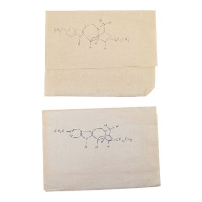 905. Pair of Production-Made Handwritten Will Hunting (Matt Damon) "Ibogamine" Formula Napkins ### GOOD WILL HUNTING (1997)