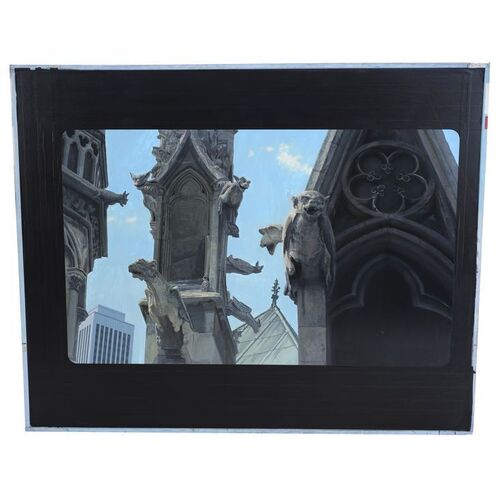926. Hand-Painted Brian Flora St. Agnes Cathedral Gargoyles Matte Painting ### GREMLINS 2: THE NEW BATCH (1990)