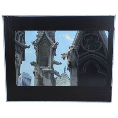 926. Hand-Painted Brian Flora St. Agnes Cathedral Gargoyles Matte Painting ### GREMLINS 2: THE NEW BATCH (1990)