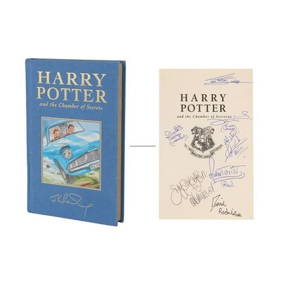 938. Cast-Autographed Deluxe Edition Hardback ### HARRY POTTER AND THE CHAMBER OF SECRETS (2002)