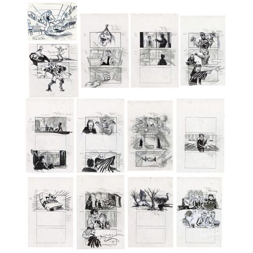940. Set of 14 Hand-Drawn Doug Brode Licensing Concept Illustrations ### HARRY POTTER AND THE PRISONER OF AZKABAN (2004)