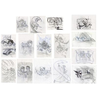 942. Set of 15 Hand-Drawn Doug Brode Licensing Concept Illustrations ### HARRY POTTER AND THE PRISONER OF AZKABAN (2004)