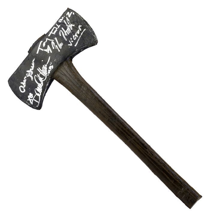 Lot # 944: HATCHET 2 (2010) - Cast-Autographed Victor Crowley's Stunt ...