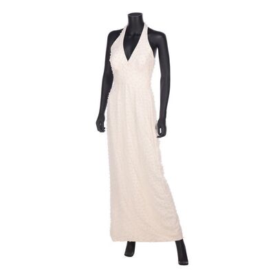 973. Patrizia Reggiani's (Lady Gaga) Screen-Matched Pearl Dress ### HOUSE OF GUCCI (2021)