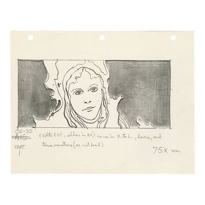 989. Printed Marion Ravenwood VFX Storyboard with George Lucas' Handwritten Annotations ### INDIANA JONES AND THE RAIDERS OF THE LOST ARK (1981)