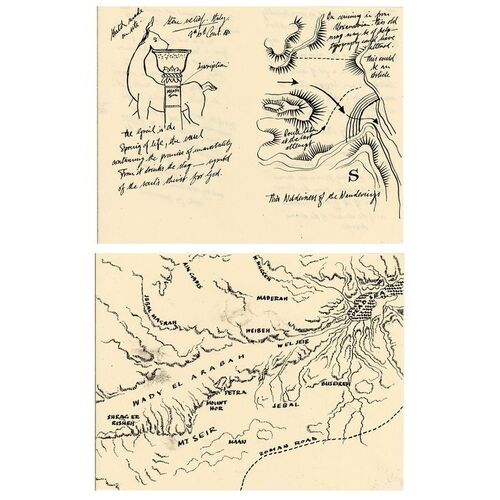 1001. Pair of Production-Made "Maps" Grail Diary Pages ### INDIANA JONES AND THE LAST CRUSADE (1989)