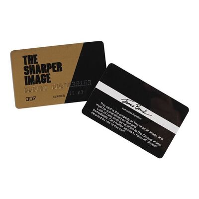 1023. Pair of Production-Made James Bond (Roger Moore) Sharper Image Credit Cards ### JAMES BOND: A VIEW TO A KILL (1985)