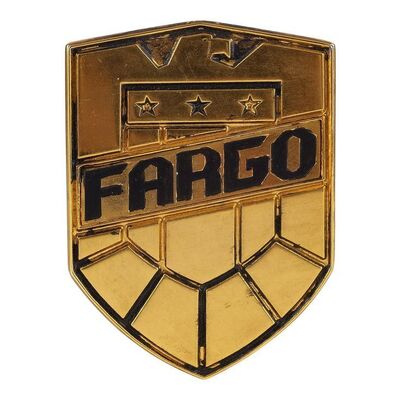 1043. Production-Made Judge Fargo (Max von Sydow) Badge ### JUDGE DREDD (1995)