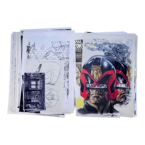 1044. Set of 59 Printed Mega-City One and Judge Dredd (Sylvester Stallone) Concept Artworks ### JUDGE DREDD (1995)