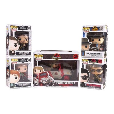 1055. Charity Lot: Sam Neill's Personal Set of Cast-Autographed Funko Pops! ### JURASSIC WORLD DOMINION (2022)