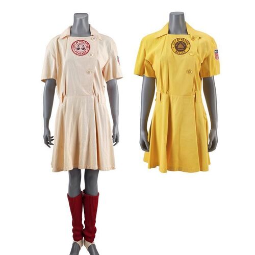 1081. Marla Hooch's (Megan Cavanagh) Rockford Peaches Uniform Costume with Racine Belles Uniform Costume ### LEAGUE OF THEIR OWN, A (1992)