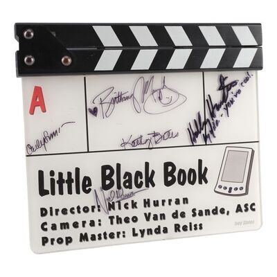 1096. Cast-Autographed Clapperboard ### LITTLE BLACK BOOK (2004)