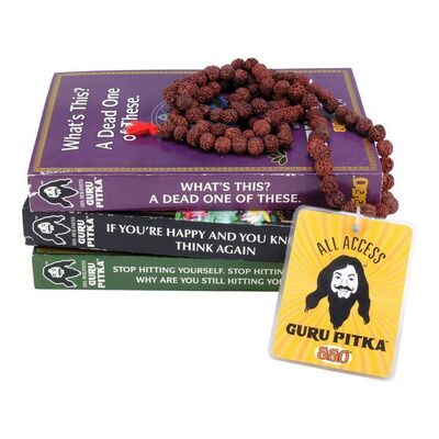 1106. Val Kilmer's Guru Pitka Necklace with Guru Pitka's (Mike Myers) Books ### THE LOVE GURU (2008)