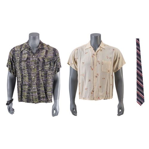 1110. Ricky Vaughn's (Charlie Sheen) Pair of Screen-Matched Shirts with Tie ### MAJOR LEAGUE (1989)