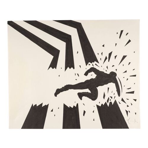 1127. Hand-Drawn David Mack Captain America End Credit Artwork ### CAPTAIN AMERICA: THE WINTER SOLDIER (2014)