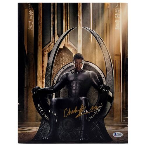 1137. Chadwick Boseman-Autographed Photograph ### AVENGERS: INFINITY WAR (2018)