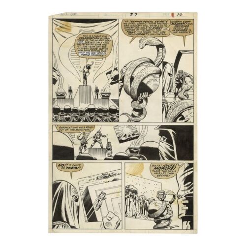 1140. Hand-Drawn Herb Trimpe and Chic Stone G.I. Joe: A Real American Hero No. 7 Page 10 ### MARVEL COMICS