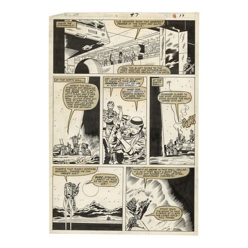 1141. Hand-Drawn Herb Trimpe and Chic Stone G.I. Joe: A Real American Hero No. 7 Page 12 ### MARVEL COMICS