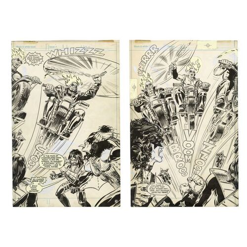 1142. Hand-Illustrated Marvel Super Special No. 5 Pages 18 and 19 ### MARVEL COMICS