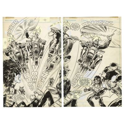 1142. Hand-Illustrated Marvel Super Special No. 5 Pages 18 and 19 ### MARVEL COMICS
