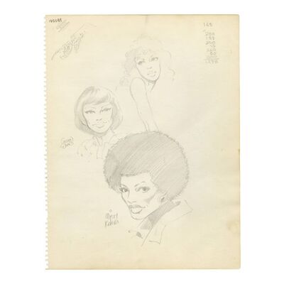 1144. Sheet of Hand-Drawn John Byrne Misty Knight, Colleen Wing, and Jean Grey Sketches ### MARVEL COMICS