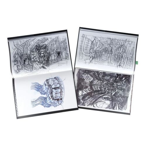 1163. Pair of Concept Art Print Portfolios with Loose Prints ### THE MATRIX RELOADED (2003)/THE MATRIX REVOLUTIONS (2003)