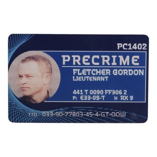 1176. Production-Made Lt. Gordon "Fletch" Fletcher (Neal McDonough) Precrime ID ### MINORITY REPORT (2002)