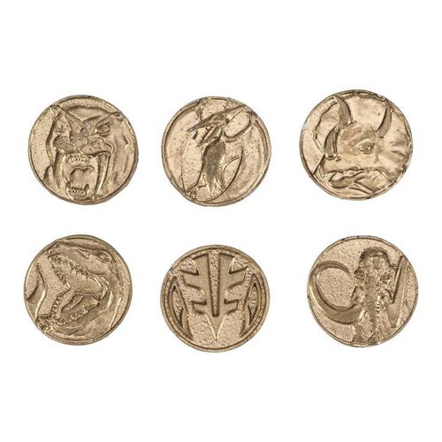 1181. Set of Six Production-Made Power Coins ### MIGHTY MORPHIN POWER RANGERS: THE MOVIE (1995)