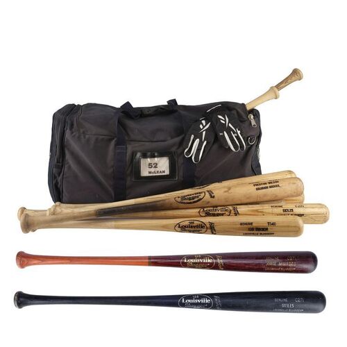 1193. Set of 10 Milwaukee Brewers Bats with Bag and Gloves ### MR. 3000 (2004)