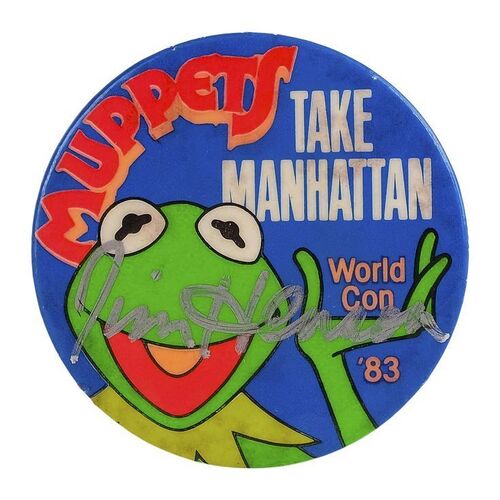 1197. Jim Henson-Autographed 1983 ConStellation Muppet Pin ### THE MUPPETS TAKE MANHATTAN (1984)
