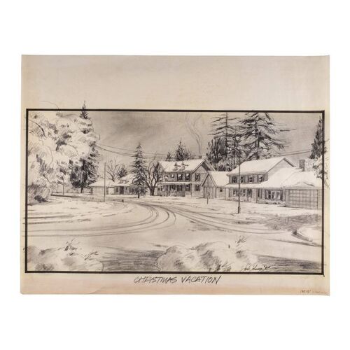 1200. Hand-Drawn Jack Johnson Griswold House and Neighborhood Artwork ### NATIONAL LAMPOON'S CHRISTMAS VACATION (1989)